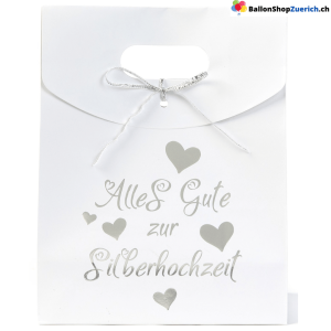Geschenk-Tüte “Alles Gute zur SilberHochzeit”