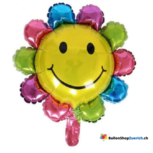 Blume Smile Rainbow Mini für Dekoration, Tischdekoration Füllung für Bobo-Ballon