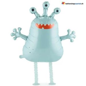 Alien Airwalker Ballon Grün Space