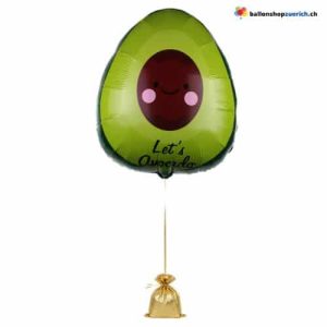 Avocado Ballon Grün Vegan