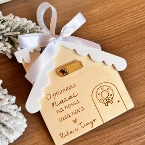 Casinha "O nosso Primeiro Natal na casa nova"