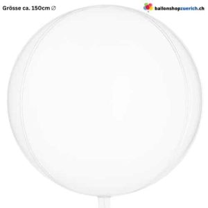 Riesenballon Transparenter XXL Bubble PVC Folienballon 140 cm