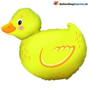 Ente Luftballon Gelb – Heliumballon Folienballon Dekorationen Ballon Kinder Ostern