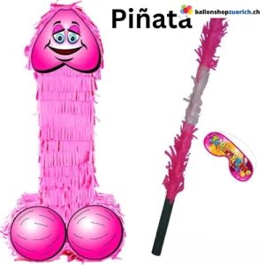Erwachsenen Piñata Pinata Penis Willy mit Schlagstock und Maske Abschiedsfest, Bar Junggesellen Absc