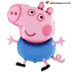 George Peppa Wutz Pig Schwein Folien Ballon