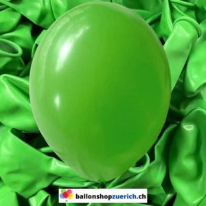 Hellgrün Luftballons Heliumballons 1A Qualität Natur Kautschuk Gummi Ballons 100% abbaubar Latex