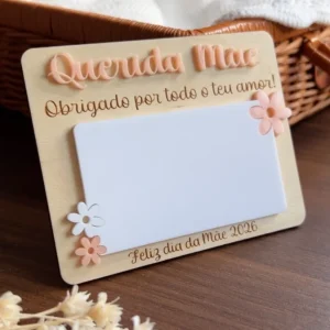 Placa para frigorifico - Dia da mãe