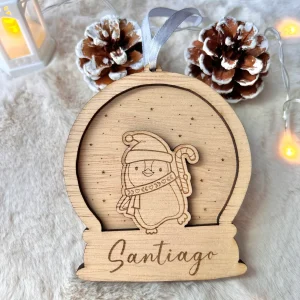 Bola de Natal com nome personalizado