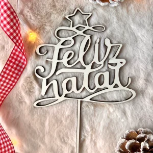 Topo de bolo Feliz Natal