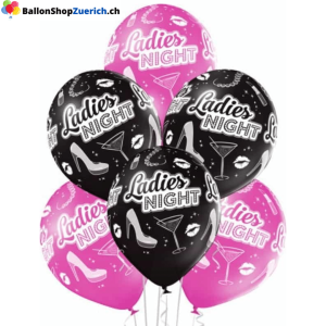 6 Stück Set Ladies Night Latex Natur Kautschuk Luftballons Ballon Geburtstagsfeier Dekorationen Jung