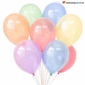 Kristall Ballon Set Transparent 10-teilig
