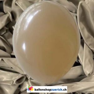 Mandel Luftballons Heliumballons 1A Qualität Natur Kautschuk Gummi Ballons 100% abbaubar Latex