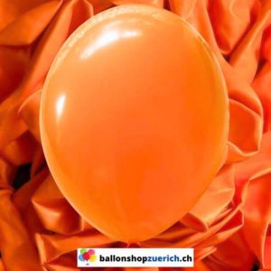 Orange Luftballons Heliumballons 1A Qualität Natur Kautschuk Gummi Ballons 100% abbaubar Latex