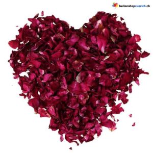 Rote natürliche getrocknete Blütenblätter Rosen Rosenblüten Bad Badewanne Marry me Blütenbad Rosenba