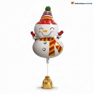Schneemann Ballon Weihnachten Winter