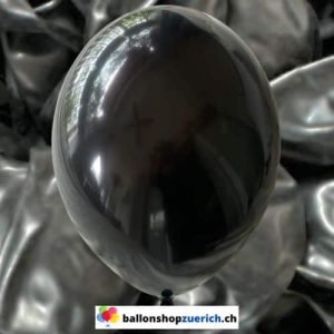 Schwarz Luftballons Heliumballons 1A Qualität Natur Kautschuk Gummi Ballons 100% abbaubar Latex