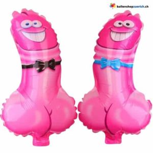 Penis Folienballon Tischdeko Set 3 Stück