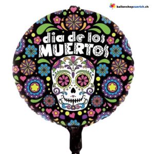 Tag des Todes – Dia de los Muertos Folien Ballon Halloween Party Decoration Halloween Luftball