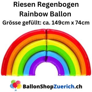 Luftballon Riesen Regenbogen Rainbow Ballon Kinder Geschenke Spielzeug für Hochzeit alles Gute zum G
