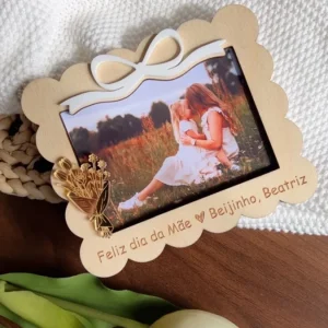 Prenda original Dia da Mãe com Foto – Presente especial sustentável para mãe
